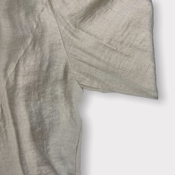 Duster Cream Oatmeal Small Medium Lightweight Spring Trend Long Layering - Picture 7 of 7